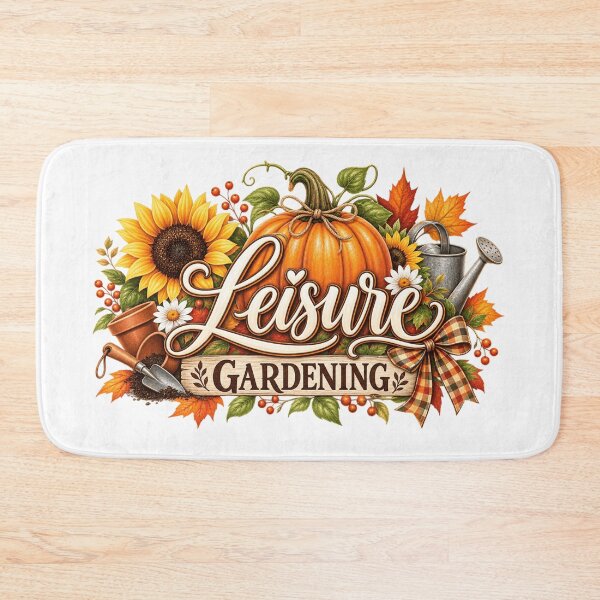 Item preview, Leisure Gardening Fall Logo designed and sold by Julie Leisure Gardening.