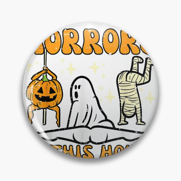 Item preview, There's Some Horrors in This House Funny Halloween Men Women T-Shirt designed and sold by Magoya Store ⭐⭐⭐⭐⭐.