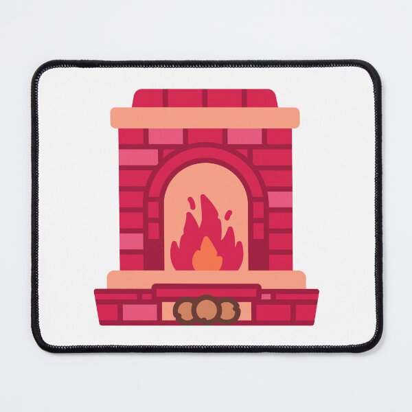 Item preview, Cozy Fireplace - Home Comfort Sticker for Warm Interiors designed and sold by Tr Creative Design.