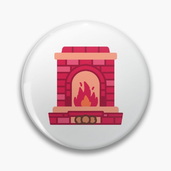 Item preview, Cozy Fireplace - Home Comfort Sticker for Warm Interiors designed and sold by Tr Creative Design.