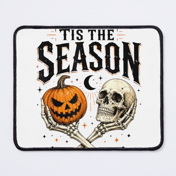 Item preview, Spooky Tis The Season Halloween Skull Pumpkin T-Shirt designed and sold by gidget-gadget.