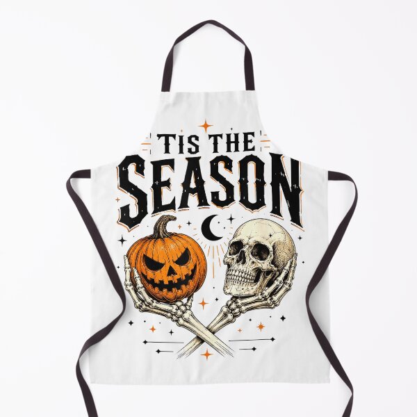 Item preview, Spooky Tis The Season Halloween Skull Pumpkin T-Shirt designed and sold by gidget-gadget.