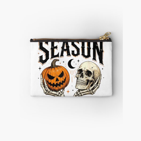 Item preview, Spooky Tis The Season Halloween Skull Pumpkin T-Shirt designed and sold by gidget-gadget.