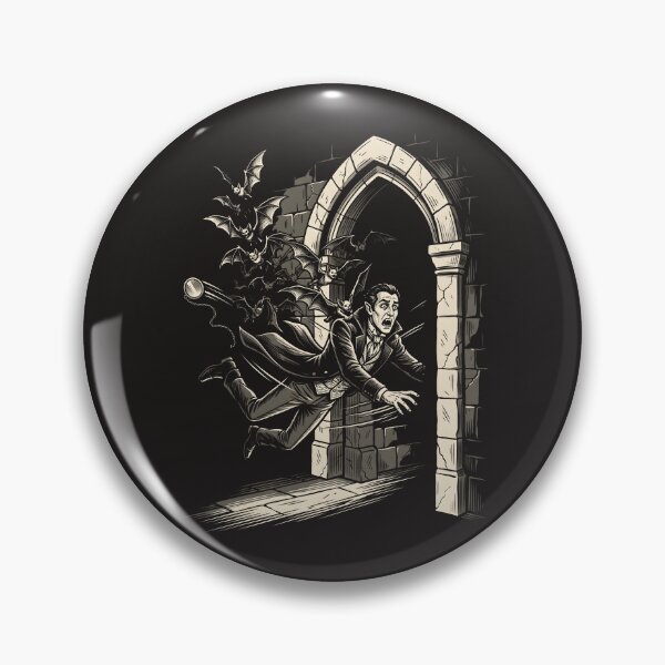 Item preview, Vintage Vampire Bat Swarm - Gothic Horror Monster Art designed and sold by SplashTastic.