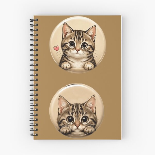 Item preview, Cute Tabby Kitten Peeking - Adorable Cat Illustration designed and sold by MarZeDesigns .