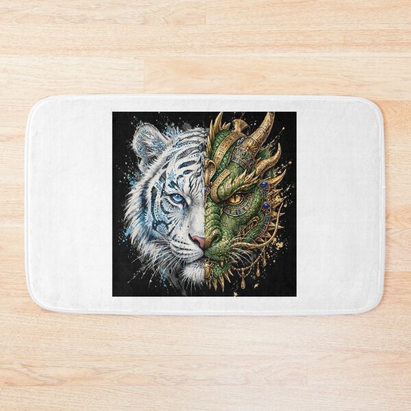 Item preview, Frost and Pharaoh - White Ice Tiger x Egyptian Gold Dragon Hybrid  designed and sold by Csaba1983.