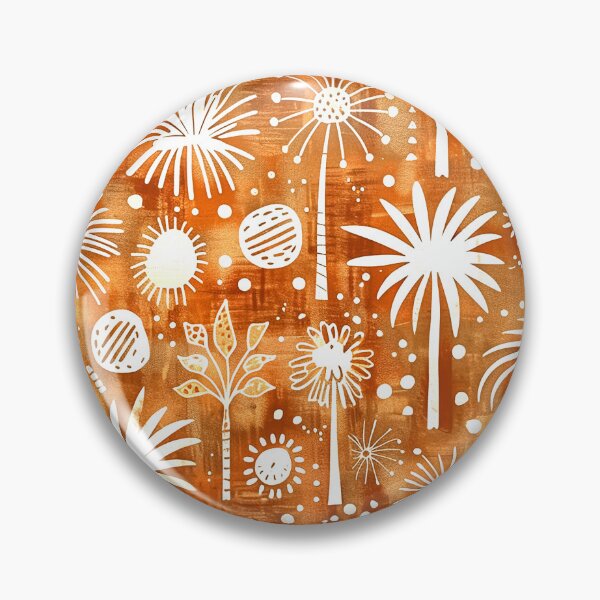 Item preview, Tropical Palm Trees Summer Vibes Earth Tones Pattern designed and sold by DEC02.