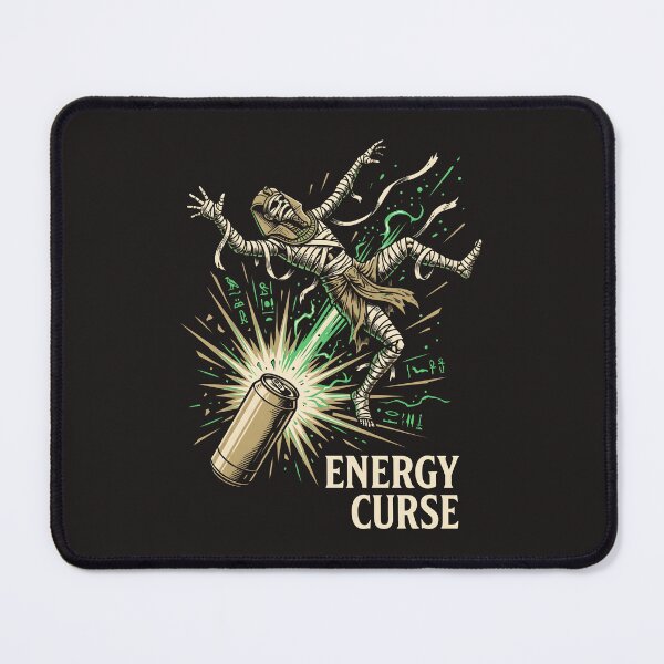 Item preview, Energy Drink Mummy Curse - Caffeine Addict Fitness Humor designed and sold by SplashTastic.