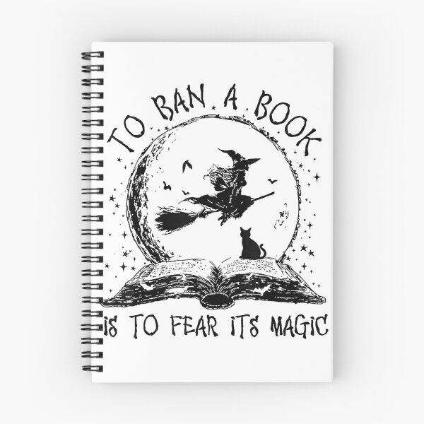 Item preview, to Ban A Book is to Fear It's Magic Reading Witch Halloween T-Shirt designed and sold by dDariaallofthat.