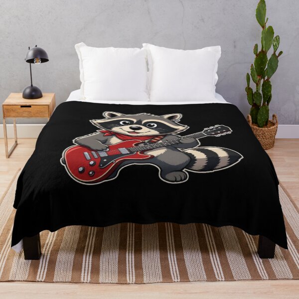 Item preview, Rocky Raccoon / Rockstar Raccoon designed and sold by TheEndDesign.