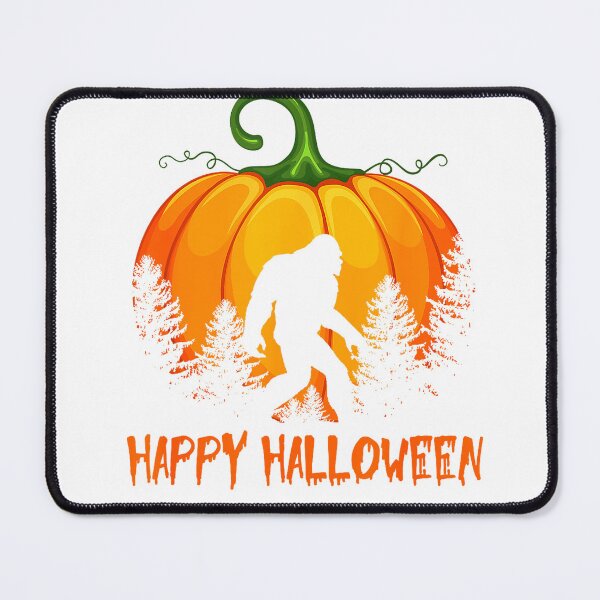 Item preview, Vintage Bigfoot Pumpkin Halloween T-Shirt designed and sold by Magoya Store ⭐⭐⭐⭐⭐.