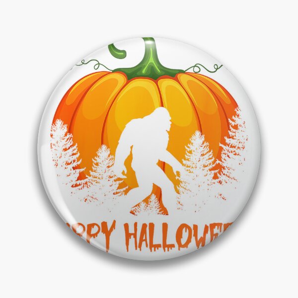 Item preview, Vintage Bigfoot Pumpkin Halloween T-Shirt designed and sold by Magoya Store ⭐⭐⭐⭐⭐.