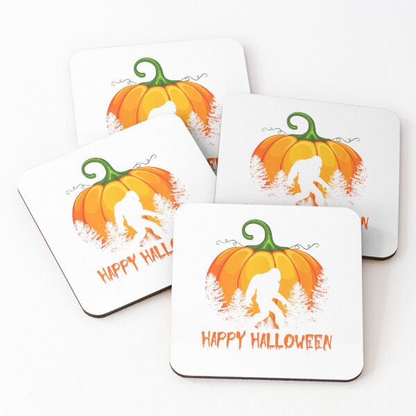 Item preview, Vintage Bigfoot Pumpkin Halloween T-Shirt designed and sold by Magoya Store ⭐⭐⭐⭐⭐.