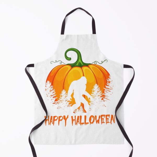 Item preview, Vintage Bigfoot Pumpkin Halloween T-Shirt designed and sold by Magoya Store ⭐⭐⭐⭐⭐.