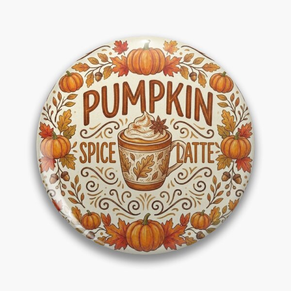 Aperçu de l'œuvre Latte aux épices et à la citrouille créée et vendue par GoodVibesGraphix.