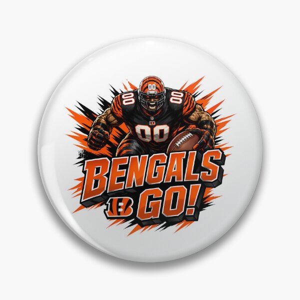 Artikelvorschau, Bengals Go! Cincinnati Bengals Football-Fan #0152 entworfen und verkauft von GLUVY-THEME.