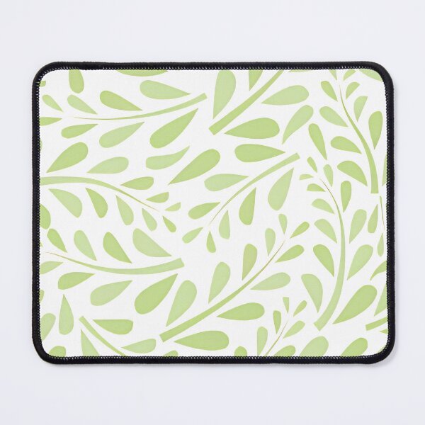 Item preview, Minimalist Soft Sage Green Leaves & Vine Floral Seamless Pattern designed and sold by LuxocaDesigns24.