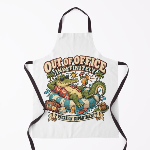 Item preview, Out of Office Indefinitely Alligator Vacation designed and sold by Trendy-Artistry.