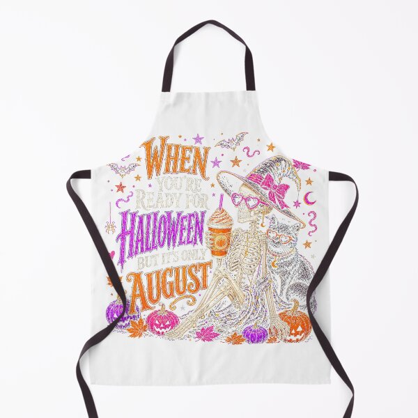 Item preview, When You're Ready for Halloween But It's August T-Shirt designed and sold by Magoya Store ⭐⭐⭐⭐⭐.