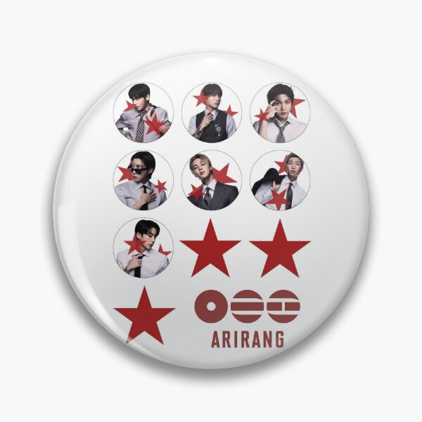 Item preview, BTS ARIRANG Stars Sticker Set designed and sold by Palette & Hue.