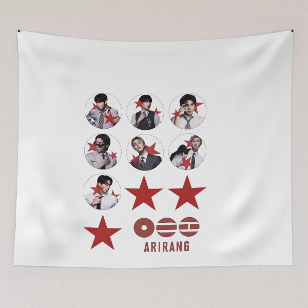 Item preview, BTS ARIRANG Stars Sticker Set designed and sold by Palette & Hue.