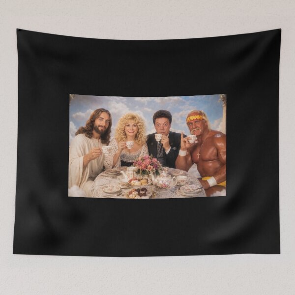Item preview, Legends with Jesus, Tim Curry and Dolly Parton, Frank N Furter Rocky Horror Picture Show, RIP Tim Curry Memorial, 1946 2026 Tim Curry Tribute designed and sold by ScribbleWonder.