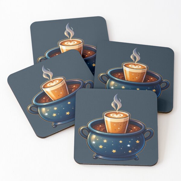 Item preview, Mystical Coffee Cauldron Under the Stars designed and sold by Hari Arts.