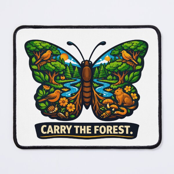 Item preview, Carry The Forest Butterfly Nature Conservation designed and sold by Nuvoro Eco Awareness.