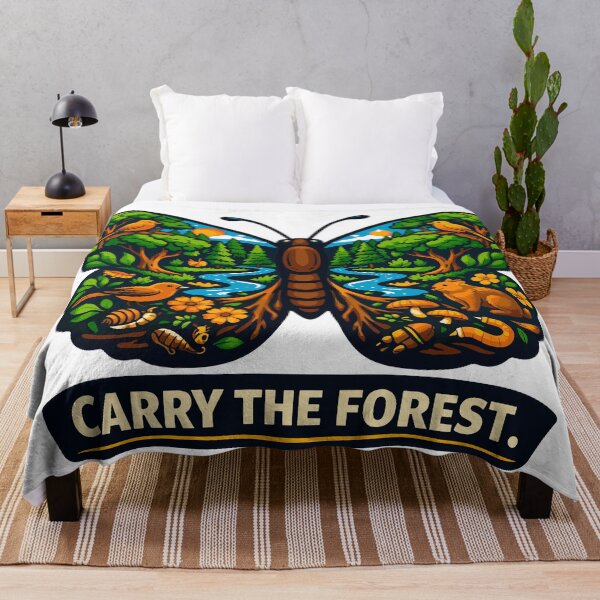 Item preview, Carry The Forest Butterfly Nature Conservation designed and sold by Nuvoro Eco Awareness.