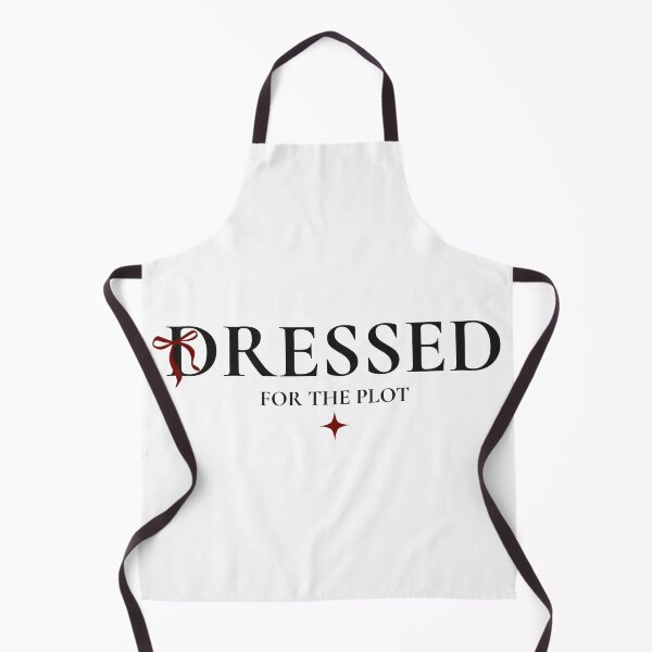 Item preview, Dressed For The Plot | Crimson Ribbon Bow & Editorial Serif Typography designed and sold by Sparkle First Co..
