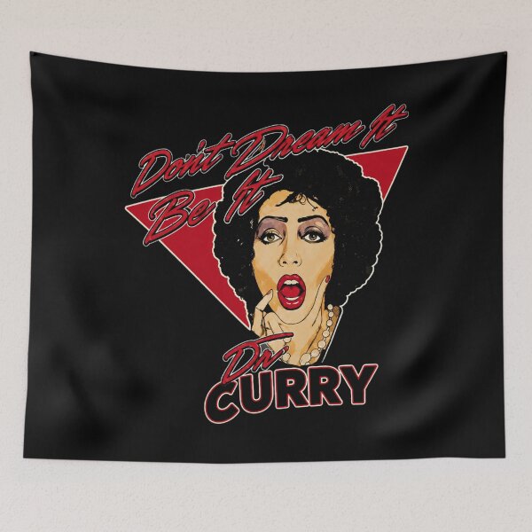 Item preview, RIP Tim Curry 1946-2026, Tim Curry y Dolly Parton, Frank N Furter Rocky Horror Picture Show, RIP Tim Curry Memorial, 1946 2026 Tim Curry Tribute designed and sold by ScribbleWonder.