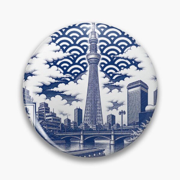 Item preview, Tokyo Skytree and Sumida River Woodblock Art designed and sold by BAIAN FUJIYAMA.