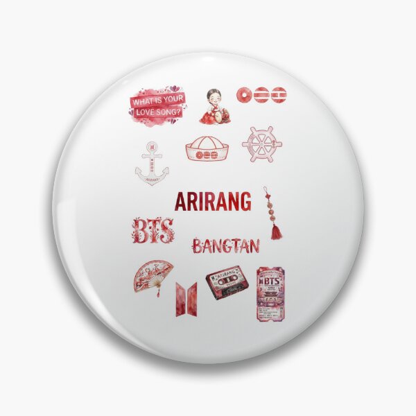 Item preview, ARIRANG BTS World Tour Inspired Cute Sticker Set designed and sold by Palette & Hue.