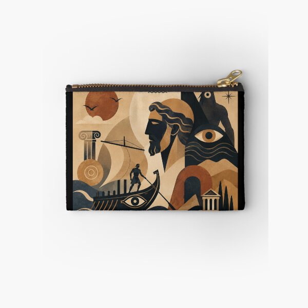 Item preview, The Odyssey Greek Mythology Art – Odysseus, Cyclops & Ancient Greek Sea Adventure designed and sold by Dimu Co..