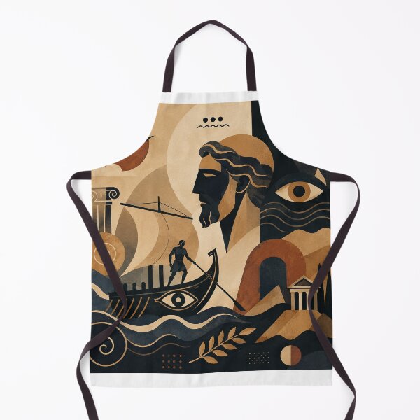 Item preview, The Odyssey Greek Mythology Art – Odysseus, Cyclops & Ancient Greek Sea Adventure designed and sold by Dimu Co..