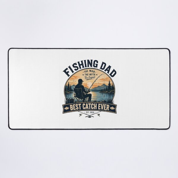 Item preview, Fishing Dad The Man The Myth The Legend Best Catch Ever designed and sold by LOULOU SHOPPING.