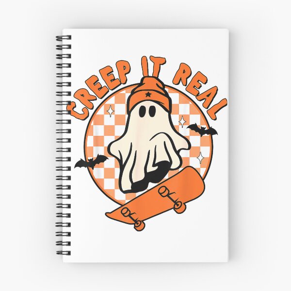 Item preview, Vintage Retro Halloween Creep It Real Ghost Boy Fall Season T-Shirt designed and sold by gidget-gadget.