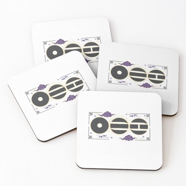 Item preview, ARIRANG BTS Logo Black Card with Purple Clouds designed and sold by Palette & Hue.