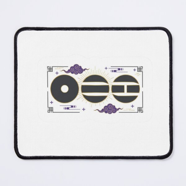 Item preview, ARIRANG BTS Logo Black Card with Purple Clouds designed and sold by Palette & Hue.