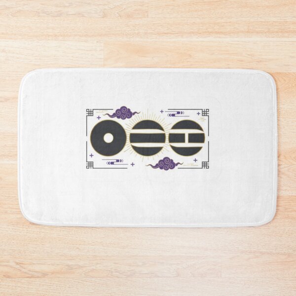 Item preview, ARIRANG BTS Logo Black Card with Purple Clouds designed and sold by Palette & Hue.