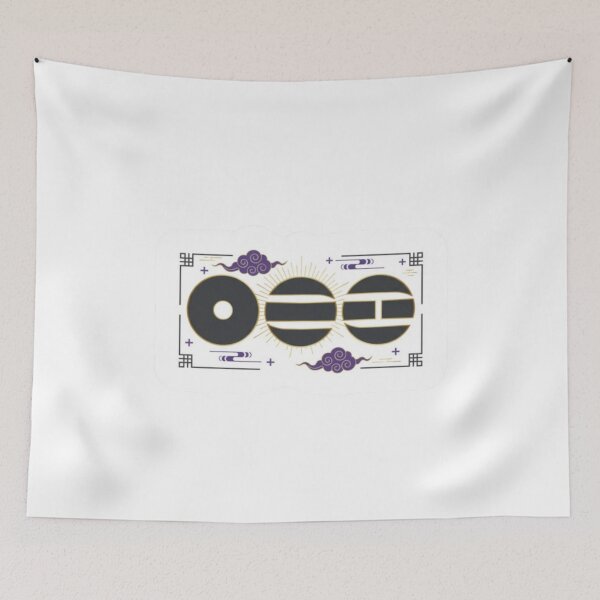 Item preview, ARIRANG BTS Logo Black Card with Purple Clouds designed and sold by Palette & Hue.