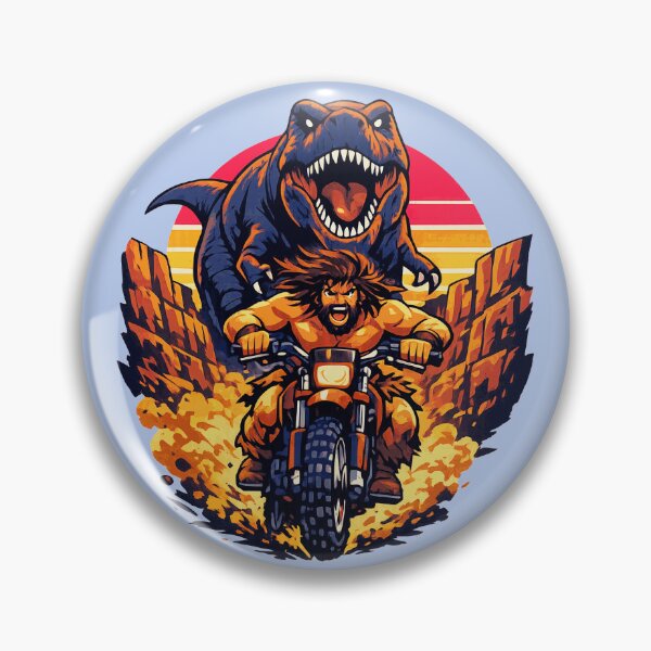 Artikelvorschau, Caveman vs T-Rex Dirt Bike entworfen und verkauft von KungPowUnicorn.