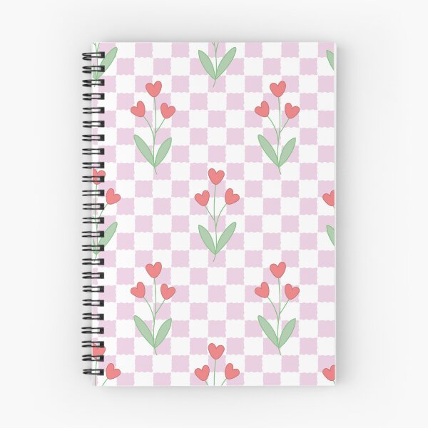 Item preview, Cute Red Heart Flower Gingham Seamless Pattern designed and sold by prapapon.