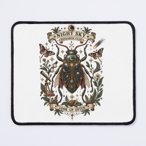Item preview, Night Sky Research Club Celestial Beetle designed and sold by Trendy-Artistry.