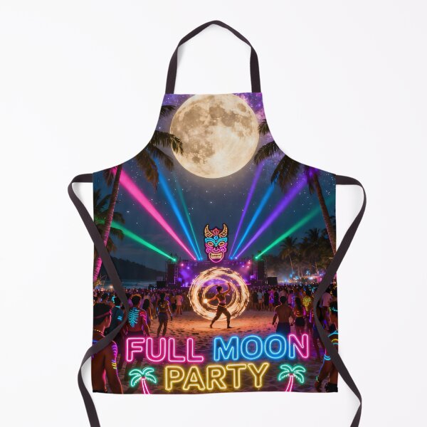 Item preview, Full Moon Party – Koh Phangan Thailand | Neon Tropical Beach Festival designed and sold by Spirit of Siam.