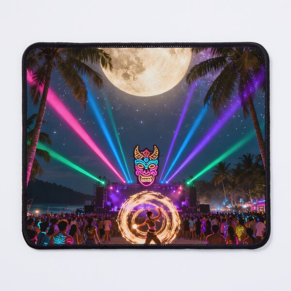 Item preview, Full Moon Party – Koh Phangan Thailand | Neon Tropical Beach Festival designed and sold by Spirit of Siam.