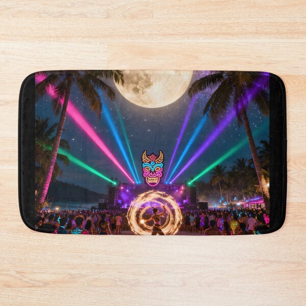 Item preview, Full Moon Party – Koh Phangan Thailand | Neon Tropical Beach Festival designed and sold by Spirit of Siam.