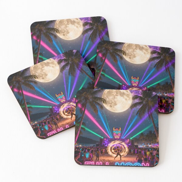 Item preview, Full Moon Party – Koh Phangan Thailand | Neon Tropical Beach Festival designed and sold by Spirit of Siam.