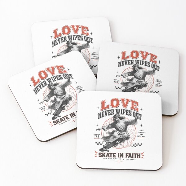 Item preview, Love Never Wipes Out Jesus Skateboarding designed and sold by Noirvasca.