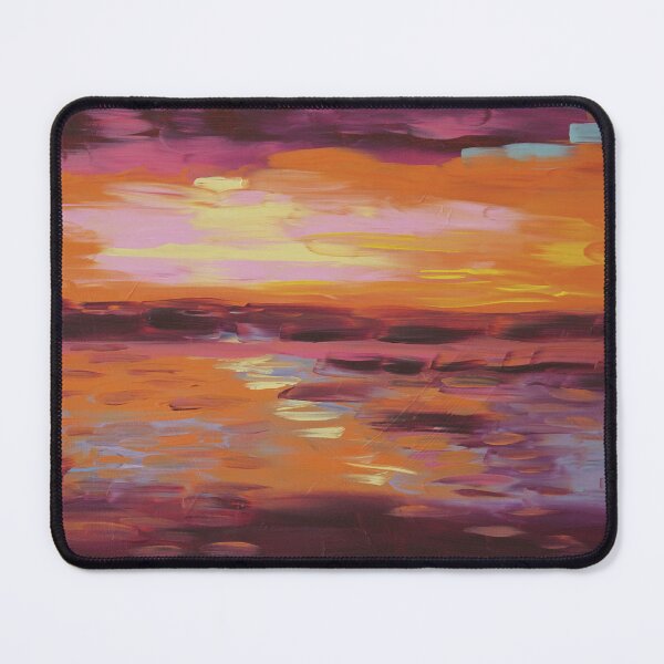 Item preview, Red Sunset Over Whitesands Bay designed and sold by SusiBright.
